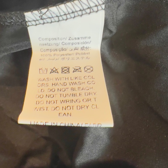 #A006  Shein  Whimsical Chic Gothic Romance  Fairycore Glam Black Dress NWOT XL - Picture 6 of 8